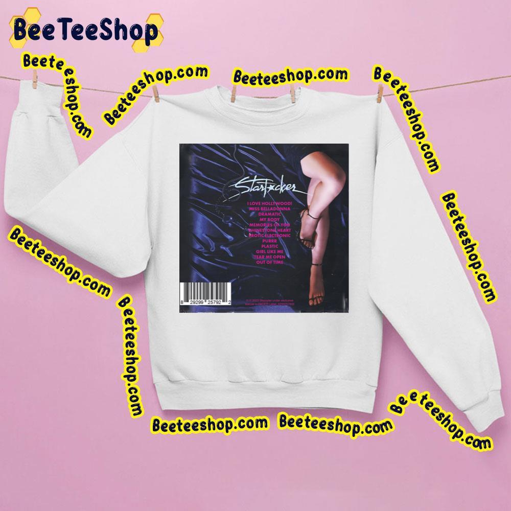 Slayyyter Starfucker 2023 Tracklist Beeteeshop Trending Unisex Sweatshirt Slayyyter Starfucker 2023 Tracklist Beeteeshop Trending Unisex Sweatshirt