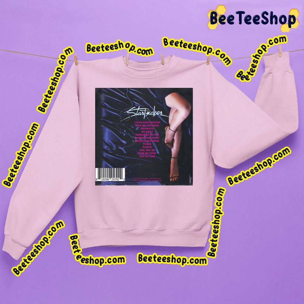 Slayyyter Starfucker 2023 Tracklist Beeteeshop Trending Unisex Sweatshirt Slayyyter Starfucker 2023 Tracklist Beeteeshop Trending Unisex Sweatshirt