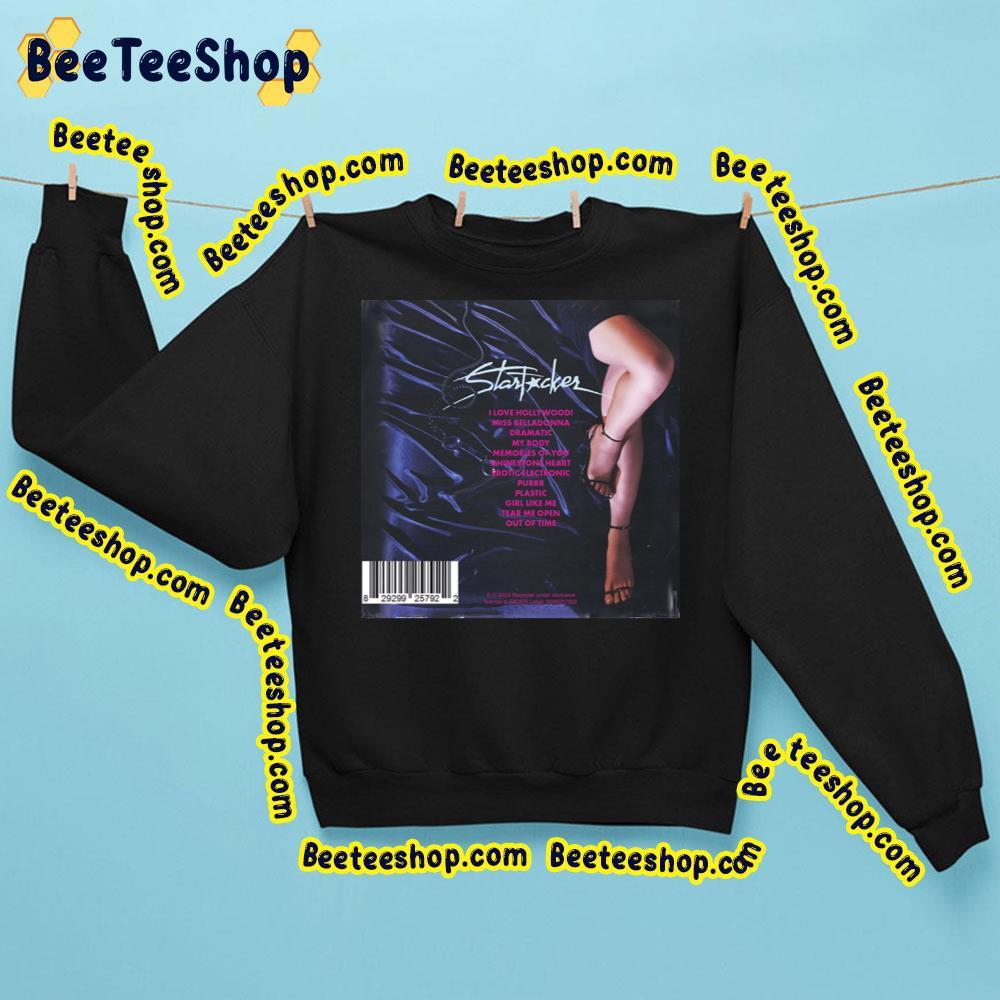Slayyyter Starfucker 2023 Tracklist Beeteeshop Trending Unisex Sweatshirt Slayyyter Starfucker 2023 Tracklist Beeteeshop Trending Unisex Sweatshirt