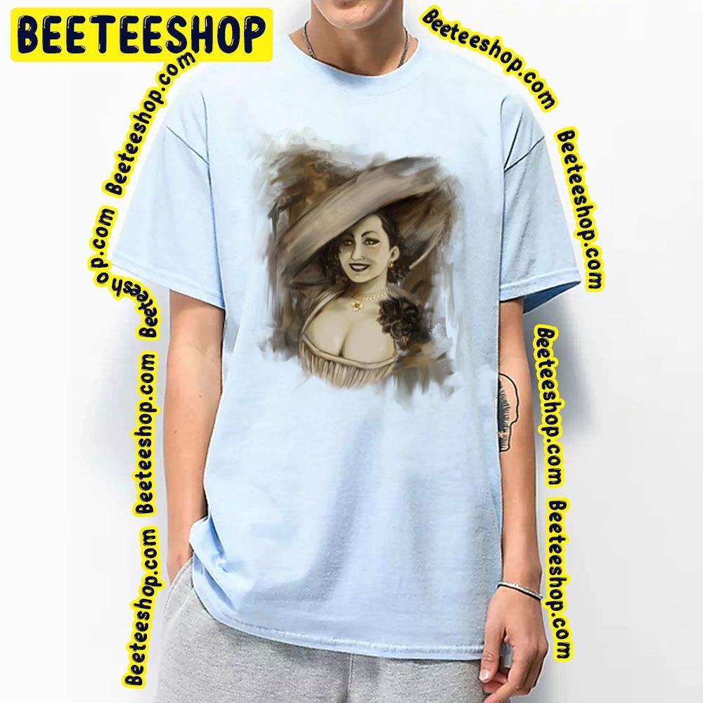 Smoke Lady Dimitrescu Resident Evil Village Beeteeshop Trending Unisex T-Shirt Smoke Lady Dimitrescu Resident Evil Village Beeteeshop Trending Unisex T-Shirt