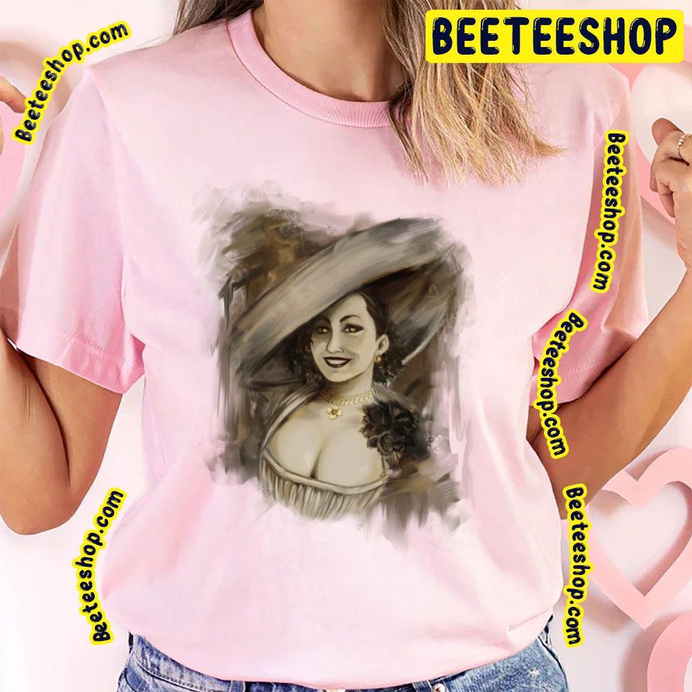 Smoke Lady Dimitrescu Resident Evil Village Beeteeshop Trending Unisex T-Shirt Smoke Lady Dimitrescu Resident Evil Village Beeteeshop Trending Unisex T-Shirt