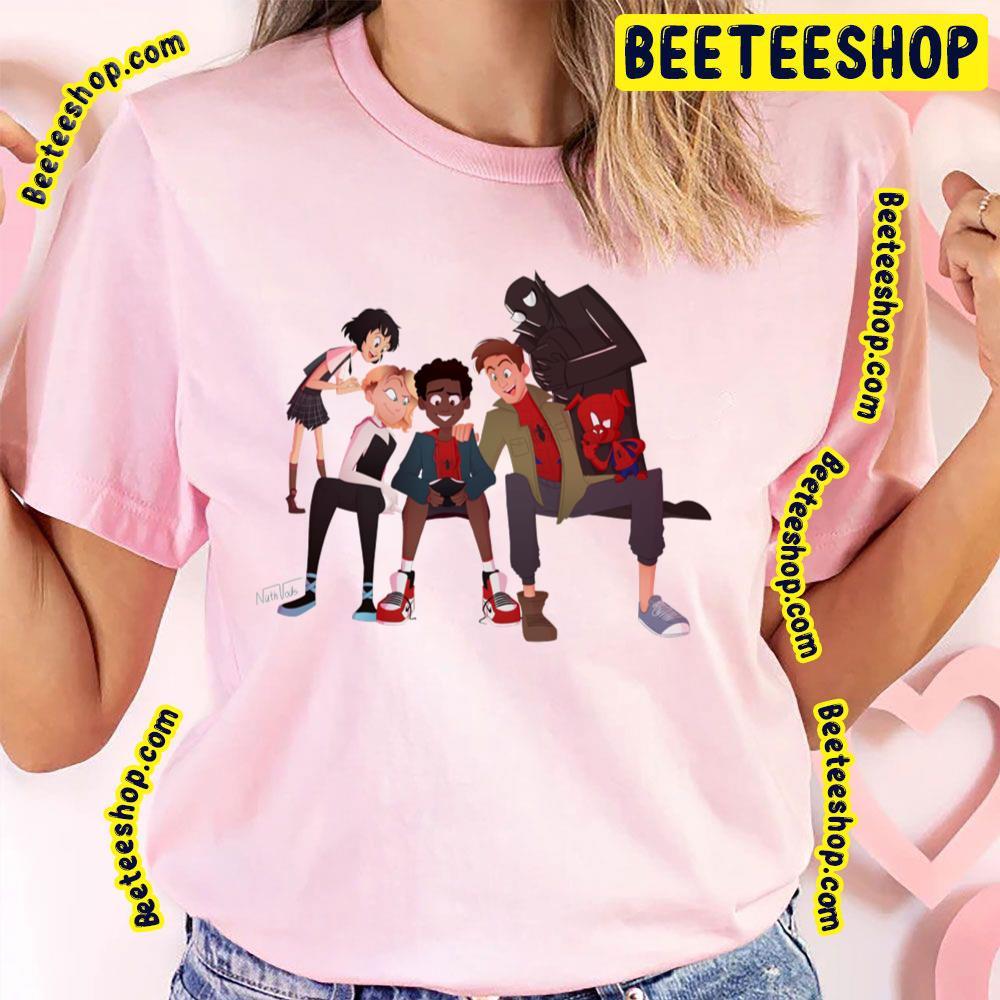 Spider Verse Gang Spiderverse Movie Beeteeshop Trending Unisex T-Shirt Spider Verse Gang Spiderverse Movie Beeteeshop Trending Unisex T-Shirt