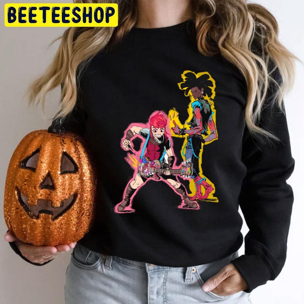 Spiderpunk And Nimona Beeteeshop Trending Unisex T-Shirt Spiderpunk And Nimona Beeteeshop Trending Unisex T-Shirt