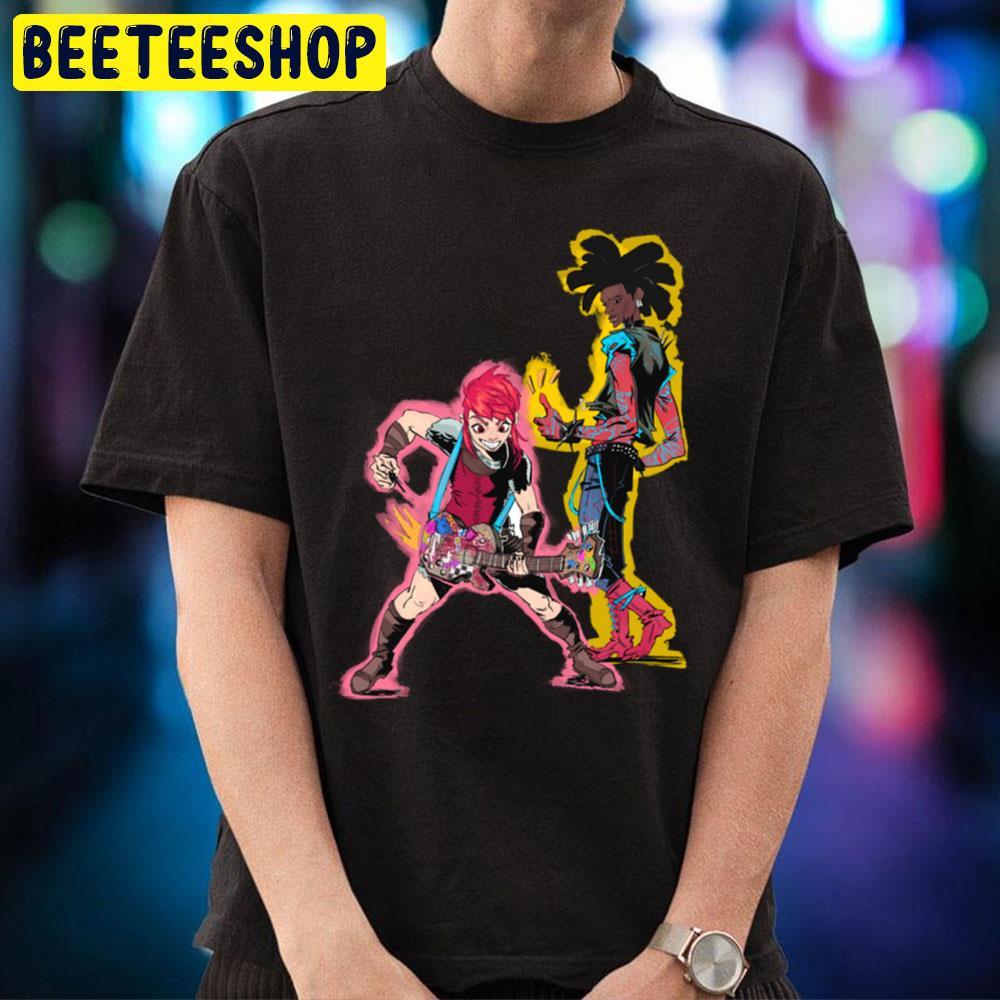 Spiderpunk And Nimona Beeteeshop Trending Unisex T-Shirt Spiderpunk And Nimona Beeteeshop Trending Unisex T-Shirt