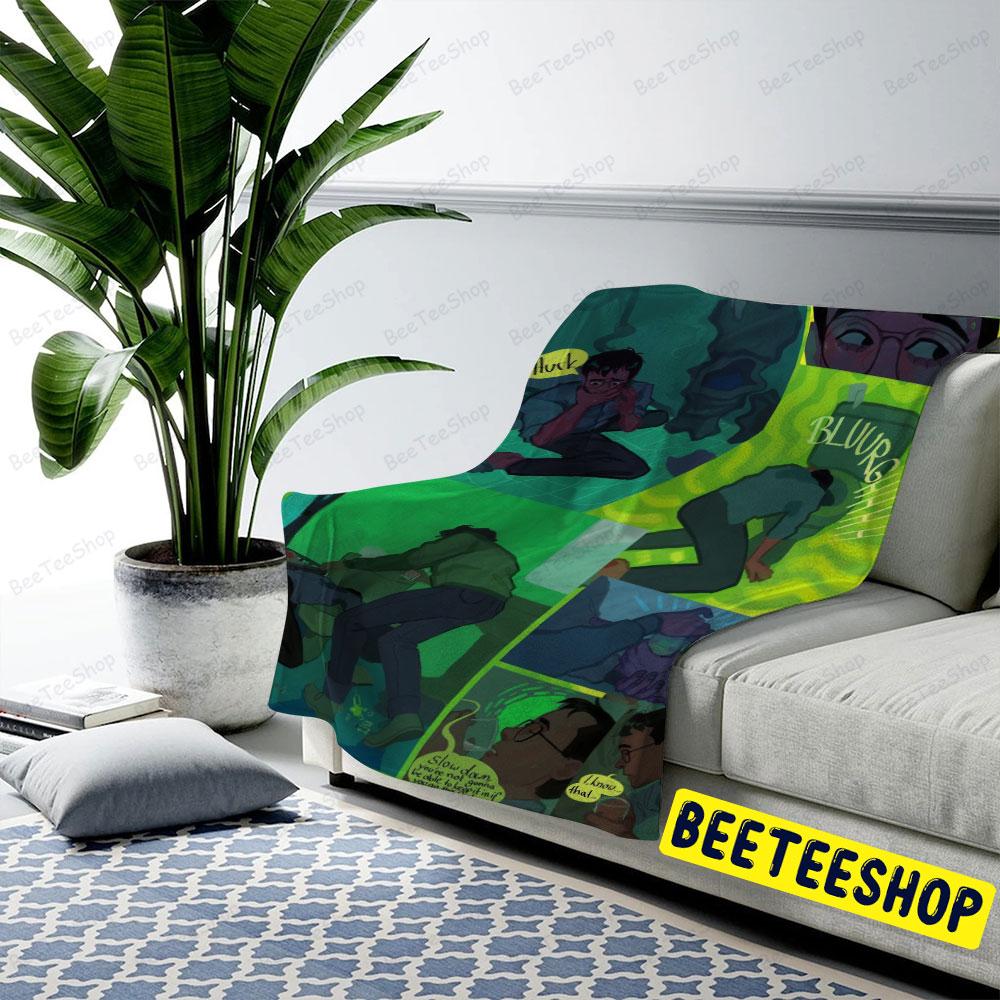 Story Re-Animator Halloween Beeteeshop US Cozy Blanket Story Re-Animator Halloween Beeteeshop US Cozy Blanket