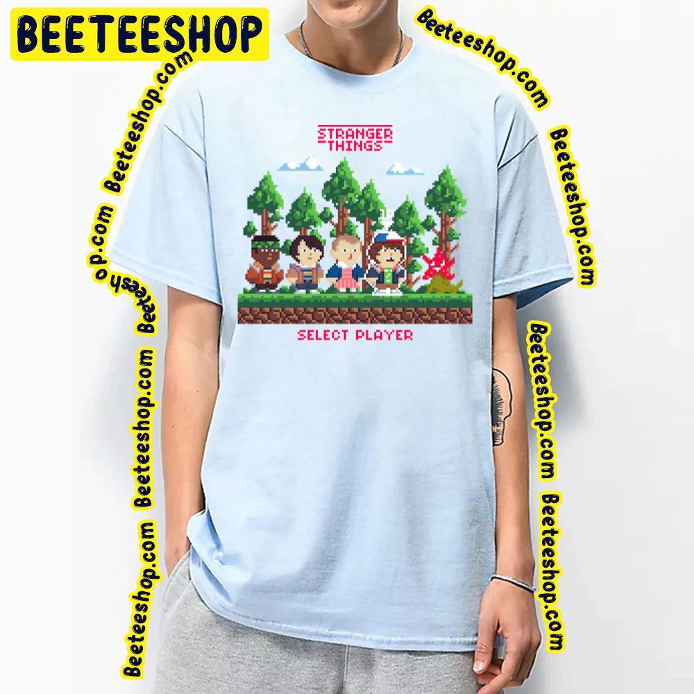 Stranger Things Pixel 8bit Video Game Beeteeshop Trending Unisex T-Shirt Stranger Things Pixel 8bit Video Game Beeteeshop Trending Unisex T-Shirt