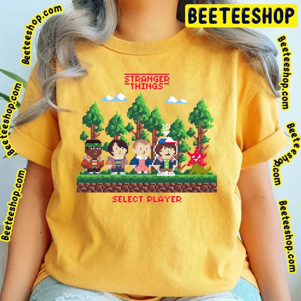 Stranger Things Pixel 8bit Video Game Beeteeshop Trending Unisex T-Shirt Stranger Things Pixel 8bit Video Game Beeteeshop Trending Unisex T-Shirt
