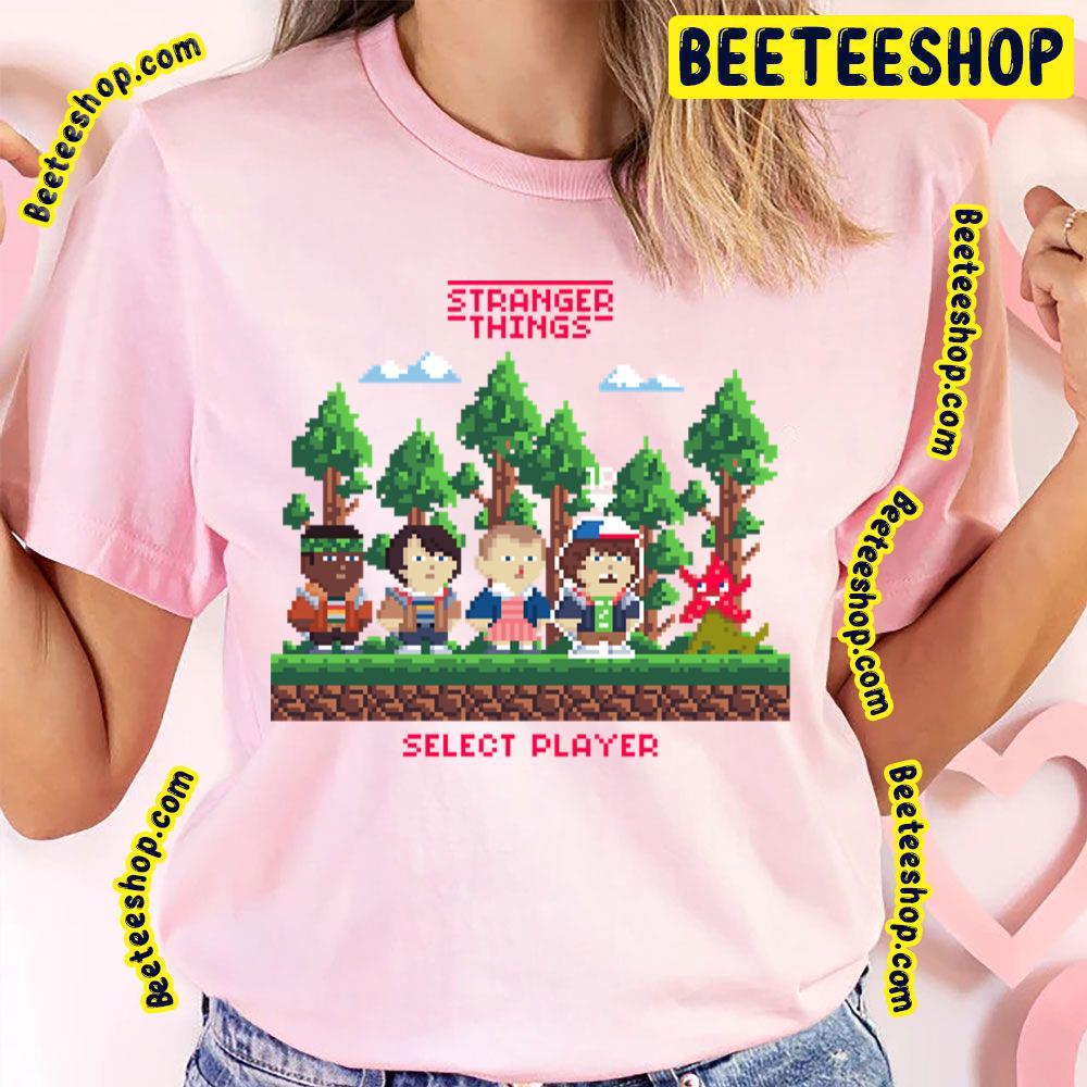 Stranger Things Pixel 8bit Video Game Beeteeshop Trending Unisex T-Shirt Stranger Things Pixel 8bit Video Game Beeteeshop Trending Unisex T-Shirt