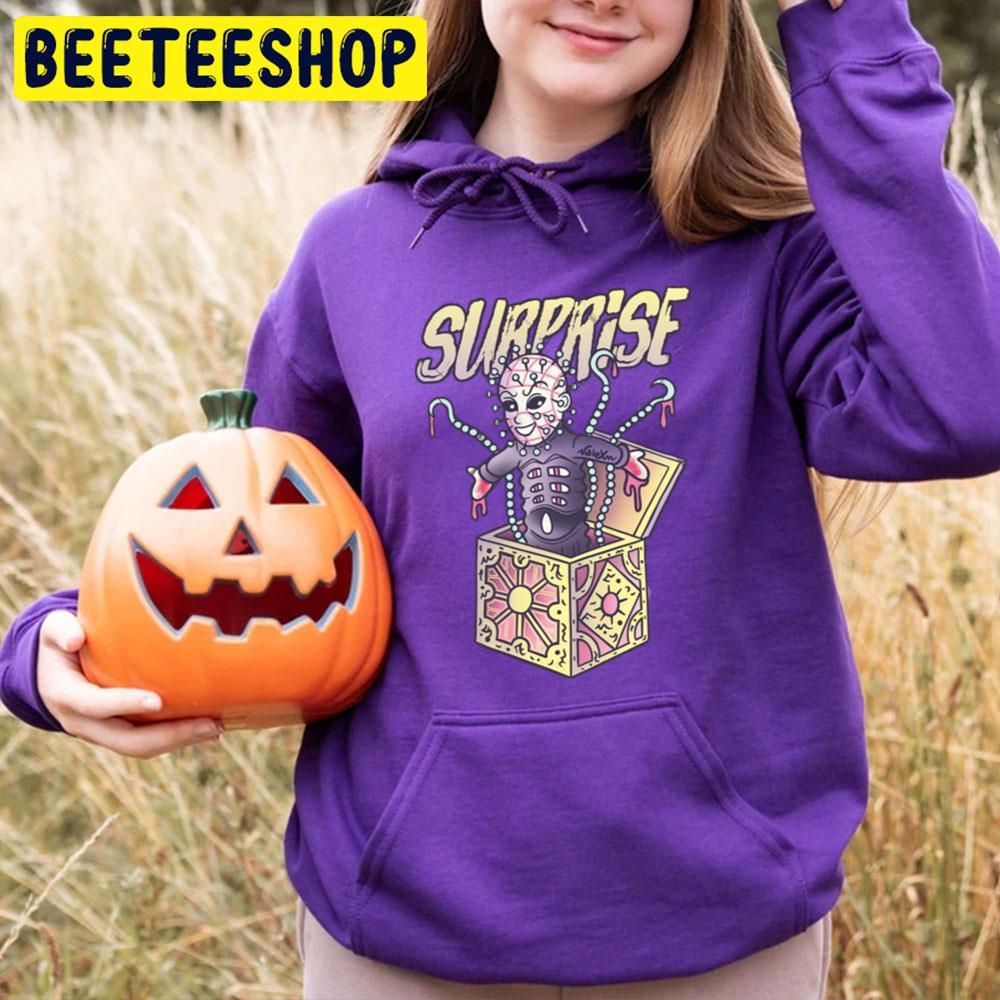 Surprise Pinhead Halloween Beeteeshop Trending Unisex T-Shirt Surprise Pinhead Halloween Beeteeshop Trending Unisex T-Shirt
