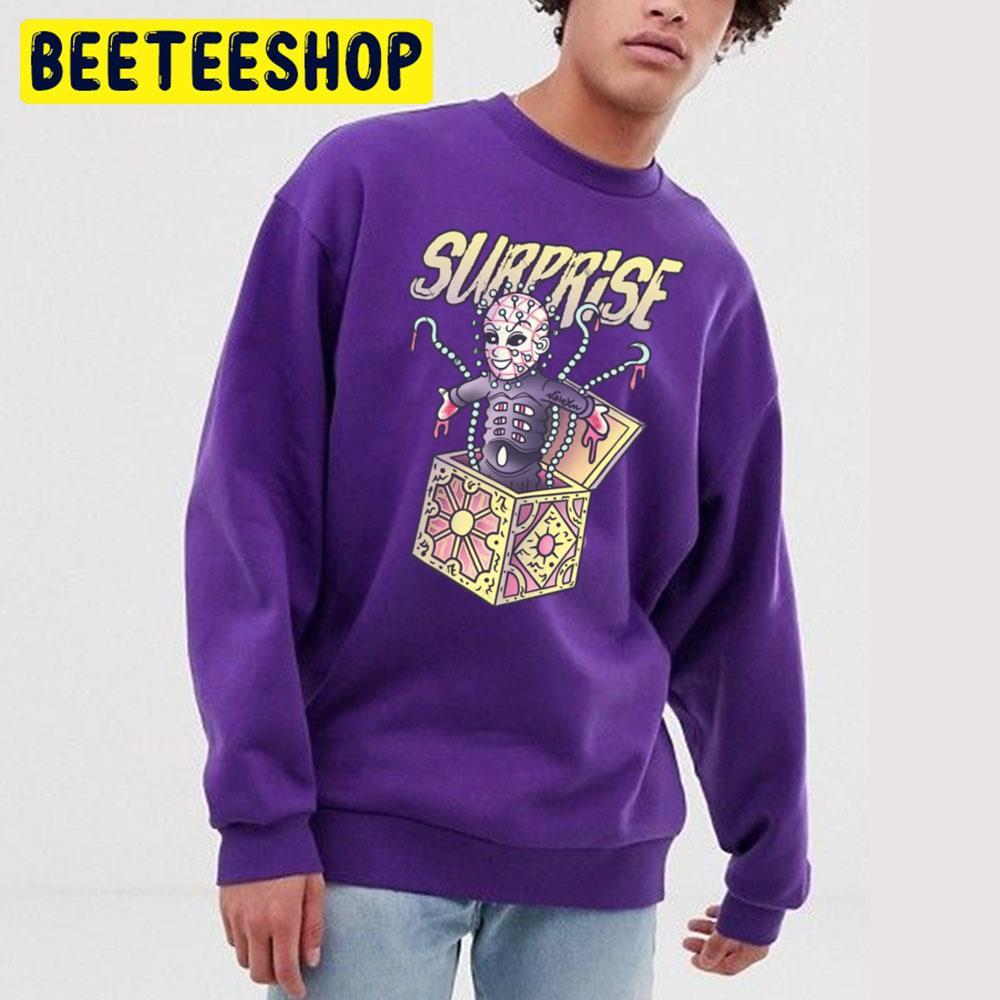 Surprise Pinhead Halloween Beeteeshop Trending Unisex T-Shirt Surprise Pinhead Halloween Beeteeshop Trending Unisex T-Shirt