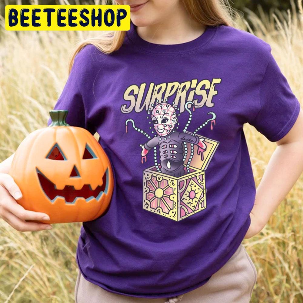 Surprise Pinhead Halloween Beeteeshop Trending Unisex T-Shirt Surprise Pinhead Halloween Beeteeshop Trending Unisex T-Shirt