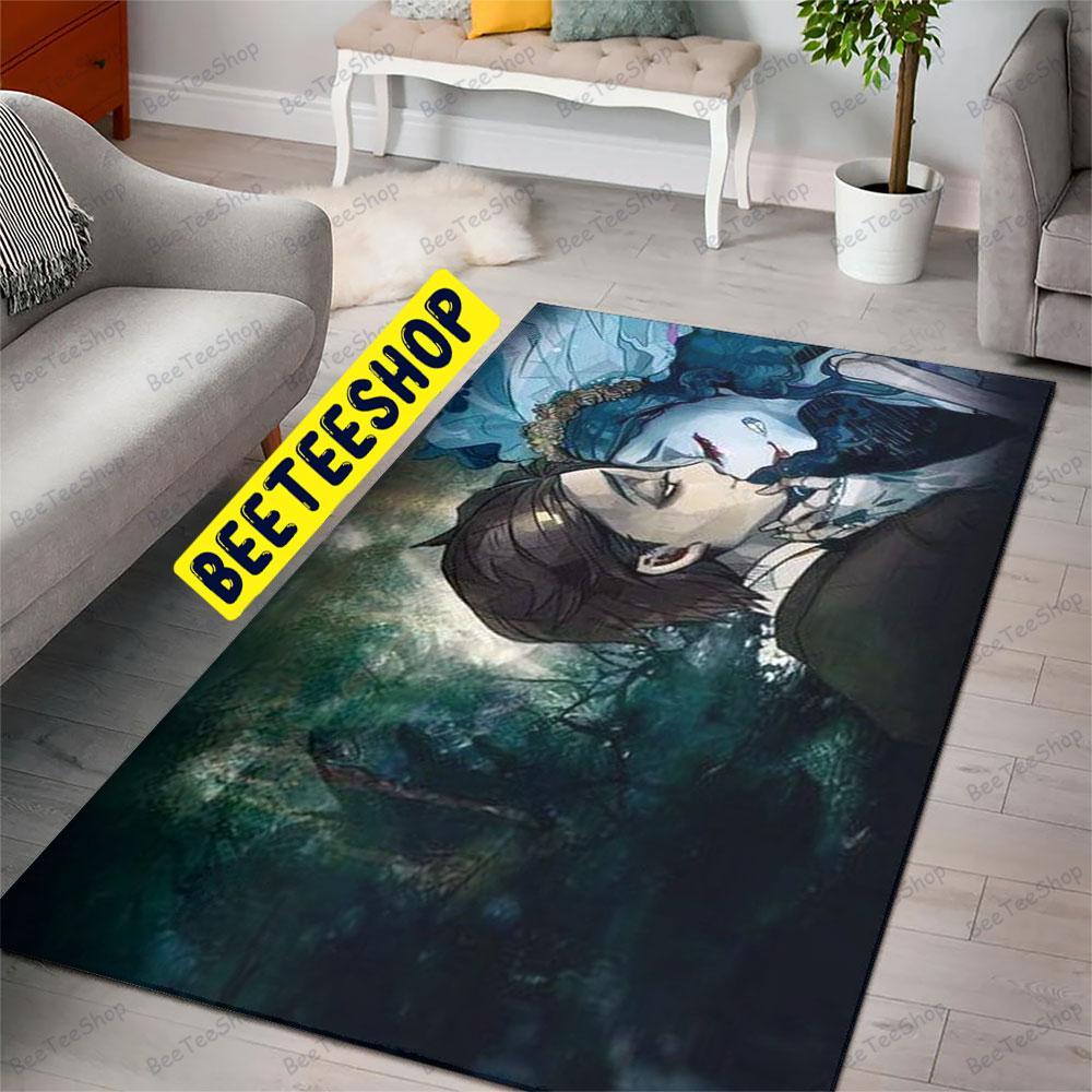 Sweet Couple Corpse Bride Halloween Beeteeshop Rug Rectangle Sweet Couple Corpse Bride Halloween Beeteeshop Rug Rectangle