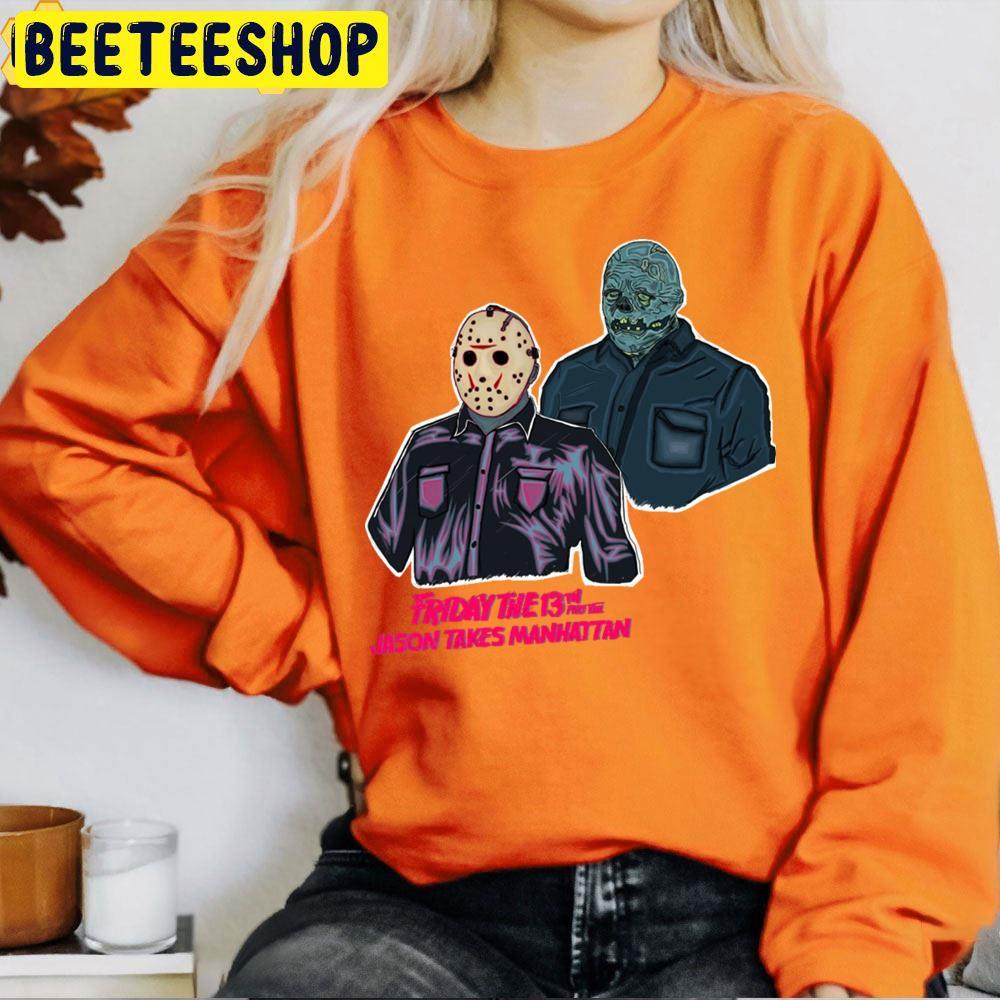 Takes Manhattan Jason Voorhees Halloween Beeteeshop Trending Unisex T-Shirt Takes Manhattan Jason Voorhees Halloween Beeteeshop Trending Unisex T-Shirt