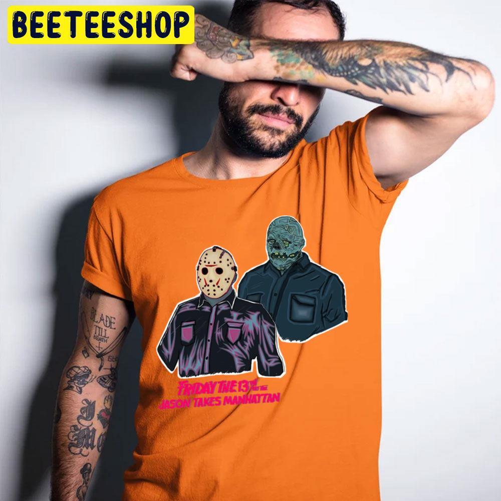 Takes Manhattan Jason Voorhees Halloween Beeteeshop Trending Unisex T-Shirt Takes Manhattan Jason Voorhees Halloween Beeteeshop Trending Unisex T-Shirt