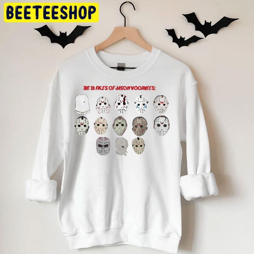 The 13 Faces Of Jason Voorhees Halloween Beeteeshop Trending Unisex T-Shirt The 13 Faces Of Jason Voorhees Halloween Beeteeshop Trending Unisex T-Shirt
