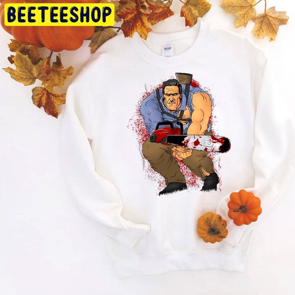 The Chainsaw Knight Ash Williams Halloween Beeteeshop Trending Unisex T-Shirt The Chainsaw Knight Ash Williams Halloween Beeteeshop Trending Unisex T-Shirt