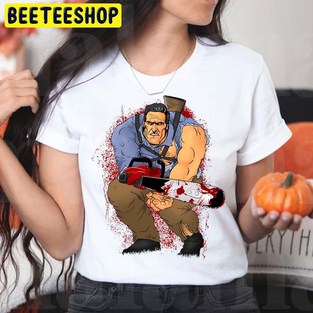 The Chainsaw Knight Ash Williams Halloween Beeteeshop Trending Unisex T-Shirt The Chainsaw Knight Ash Williams Halloween Beeteeshop Trending Unisex T-Shirt
