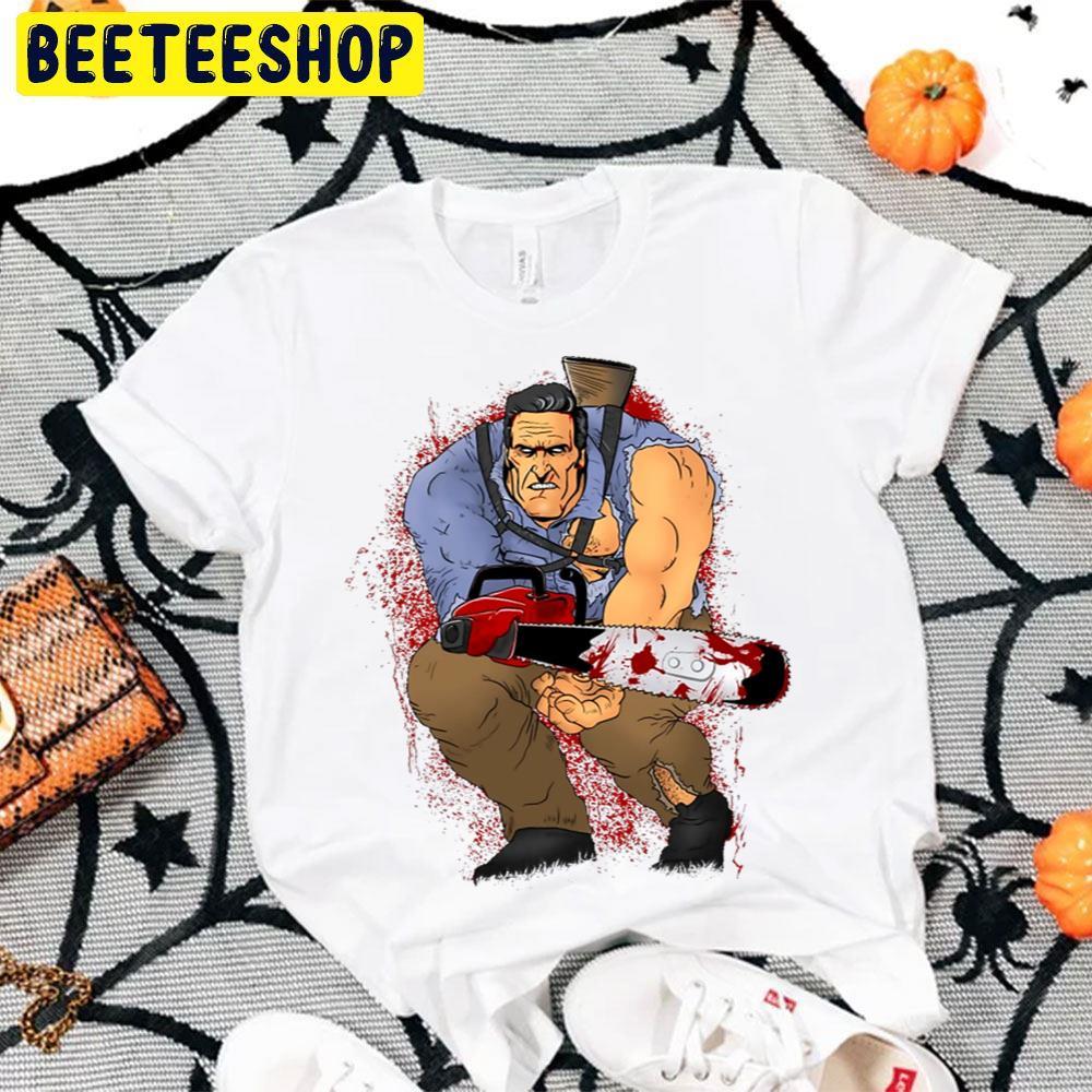 The Chainsaw Knight Ash Williams Halloween Beeteeshop Trending Unisex T-Shirt The Chainsaw Knight Ash Williams Halloween Beeteeshop Trending Unisex T-Shirt
