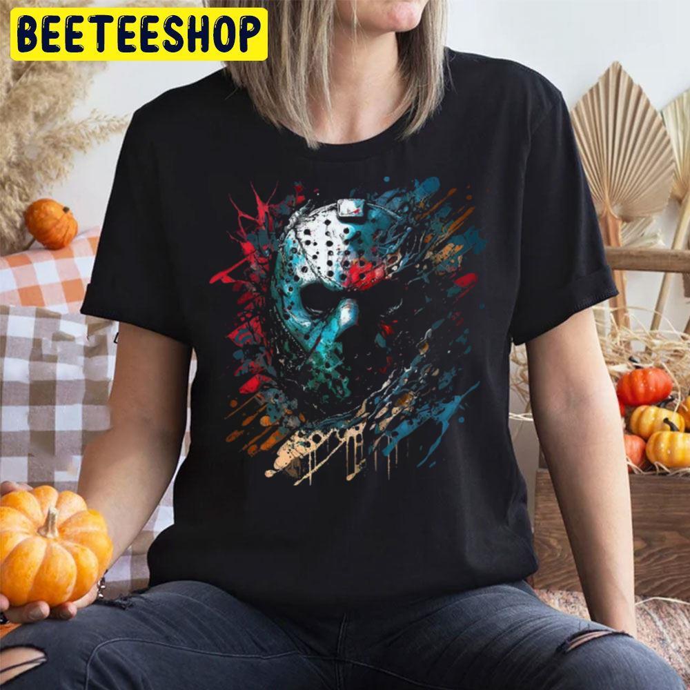 The Cursed Jason Voorhees Popart Halloween Beeteeshop Trending Unisex T-Shirt The Cursed Jason Voorhees Popart Halloween Beeteeshop Trending Unisex T-Shirt