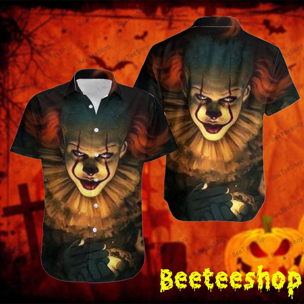 The Face Clown Movie It Halloween Beeteeshop Hawaii Shirt The Face Clown Movie It Halloween Beeteeshop Hawaii Shirt