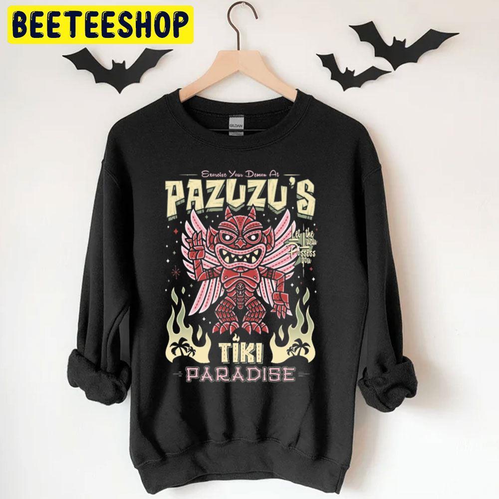 Tiki Bar Creepy Cute Pazuzu Halloween Beeteeshop Trending Unisex T-Shirt Tiki Bar Creepy Cute Pazuzu Halloween Beeteeshop Trending Unisex T-Shirt