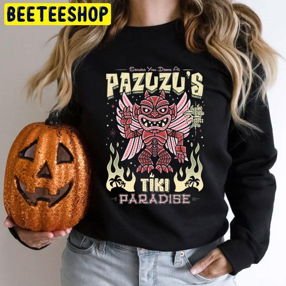 Tiki Bar Creepy Cute Pazuzu Halloween Beeteeshop Trending Unisex T-Shirt Tiki Bar Creepy Cute Pazuzu Halloween Beeteeshop Trending Unisex T-Shirt