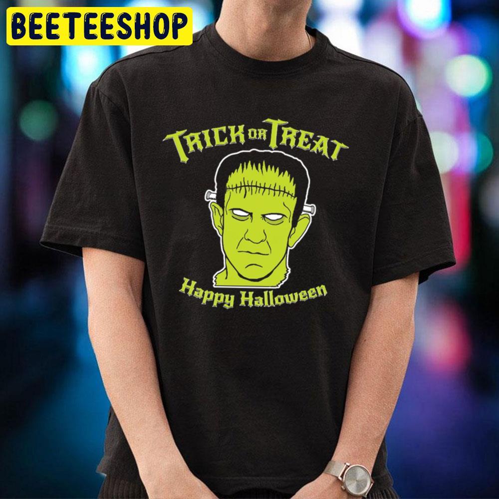 Trick Or Treat Frankenstein Monster Halloween Beeteeshop Trending Unisex T-Shirt Trick Or Treat Frankenstein Monster Halloween Beeteeshop Trending Unisex T-Shirt