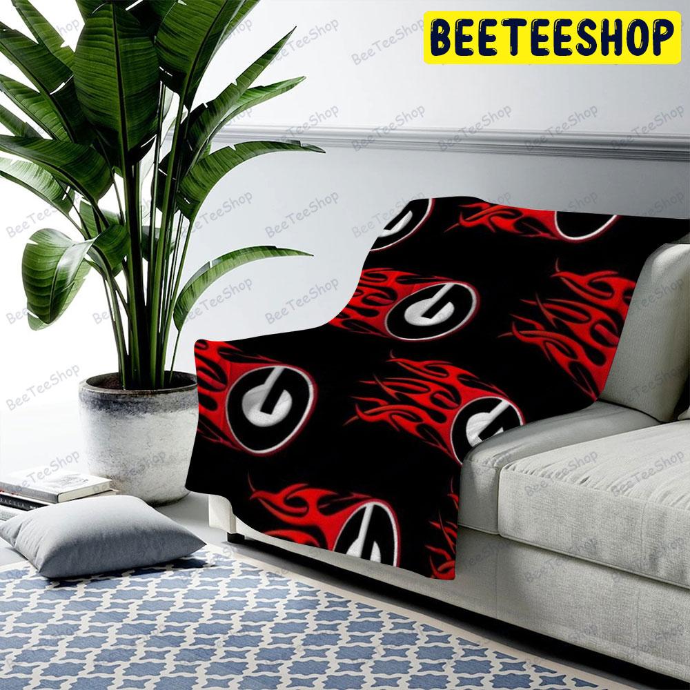 University Of Georgia On Fire Black American Sports Teams Beeteeshop US Cozy Blanket University Of Georgia On Fire Black American Sports Teams Beeteeshop US Cozy Blanket