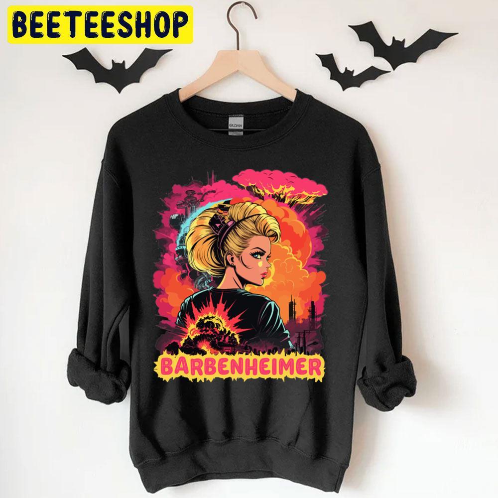 Vintage Hot Pink Barbenheimer Beeteeshop Trending Unisex T-Shirt Vintage Hot Pink Barbenheimer Beeteeshop Trending Unisex T-Shirt