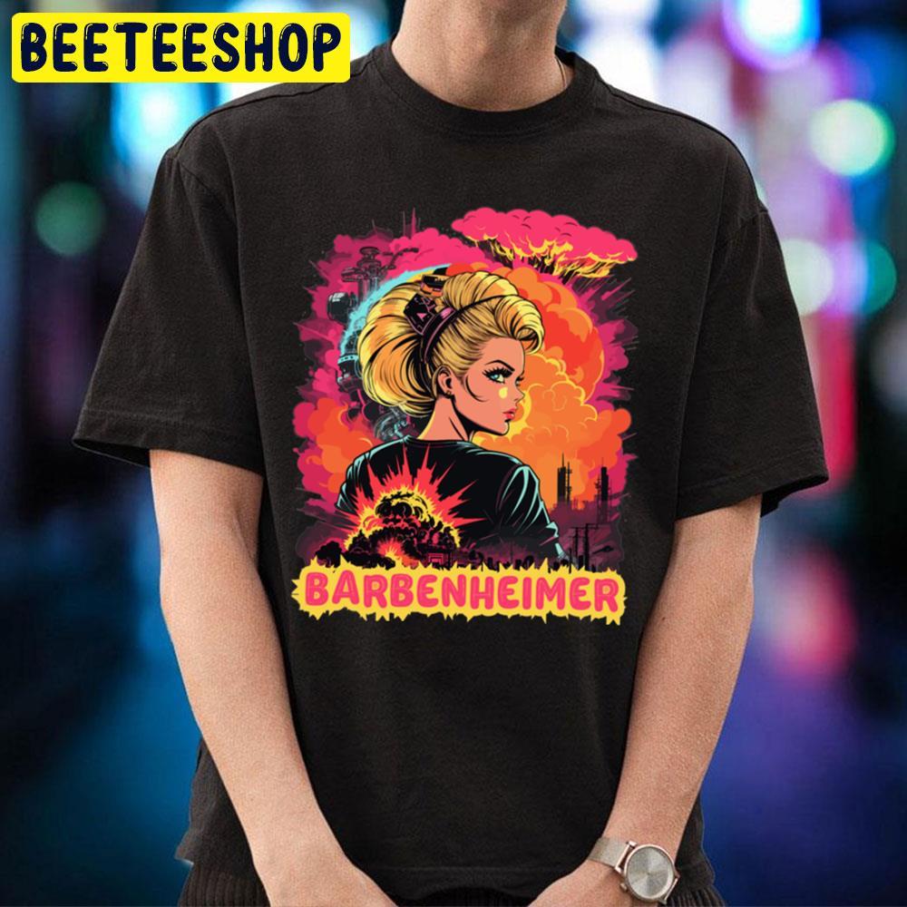 Vintage Hot Pink Barbenheimer Beeteeshop Trending Unisex T-Shirt Vintage Hot Pink Barbenheimer Beeteeshop Trending Unisex T-Shirt
