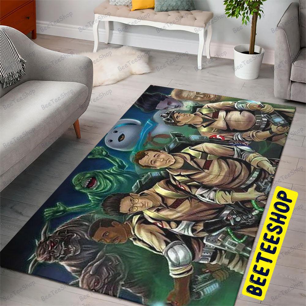 Vintage Movie Halloween Ghostbusters Beeteeshop Rug Rectangle Vintage Movie Halloween Ghostbusters Beeteeshop Rug Rectangle