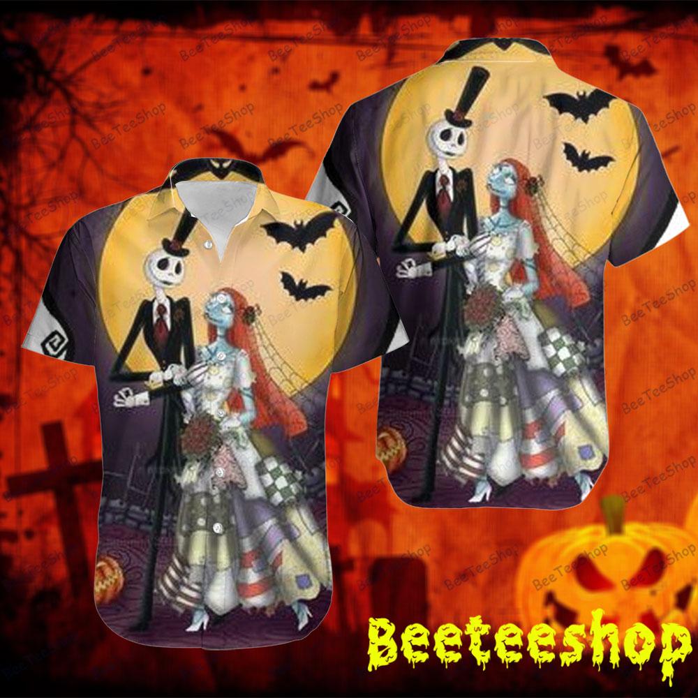 Wedding The Nightmare Before Christmas Halloween Beeteeshop Hawaii Shirt Wedding The Nightmare Before Christmas Halloween Beeteeshop Hawaii Shirt