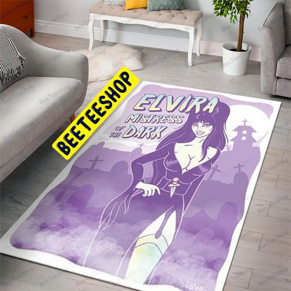 White Purple Art Elvira Mistress Of The Dark Halloween Beeteeshop Rug Rectangle White Purple Art Elvira Mistress Of The Dark Halloween Beeteeshop Rug Rectangle