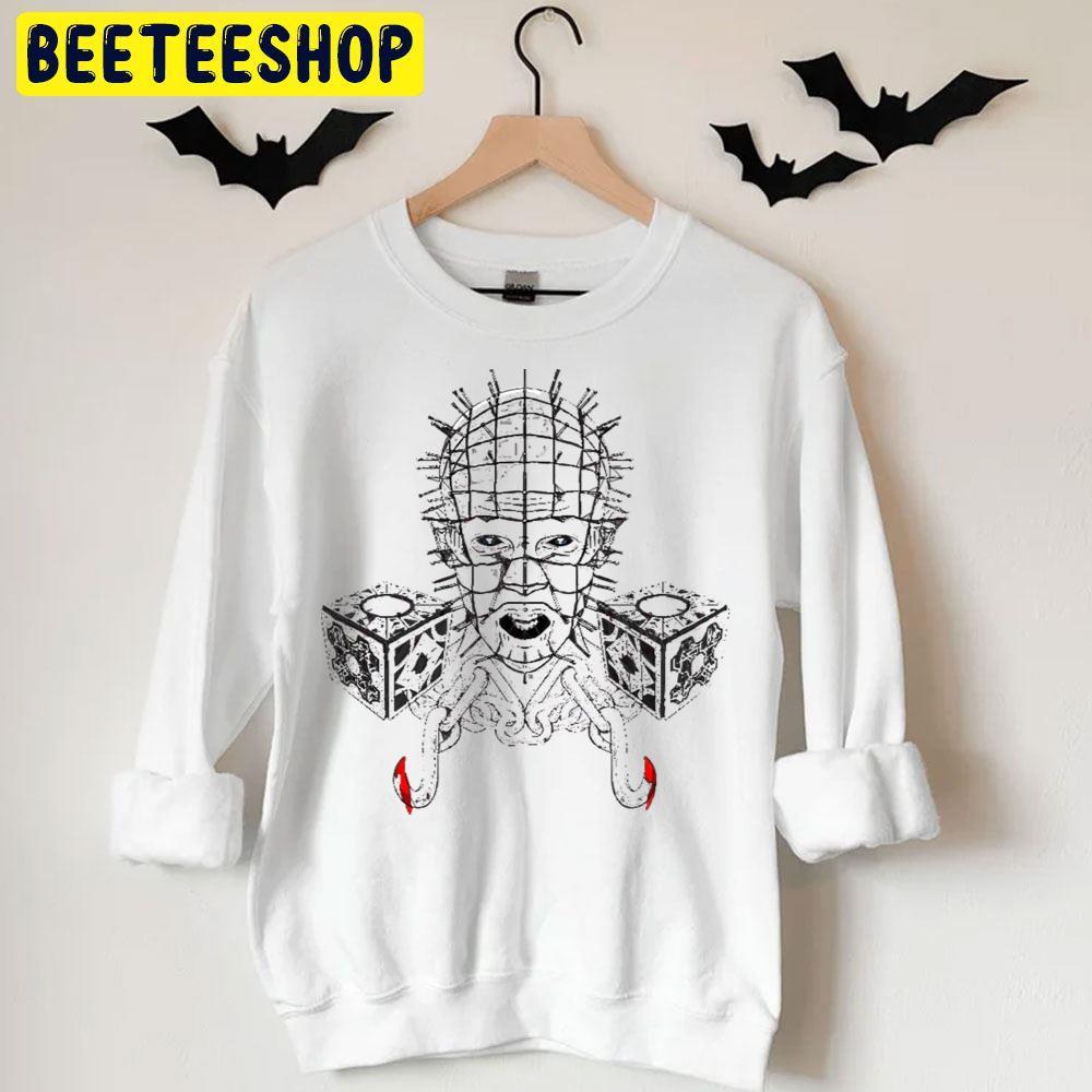 White We Have Such Sights To Show You Pinhead Halloween Beeteeshop Trending Unisex T-Shirt White We Have Such Sights To Show You Pinhead Halloween Beeteeshop Trending Unisex T-Shirt