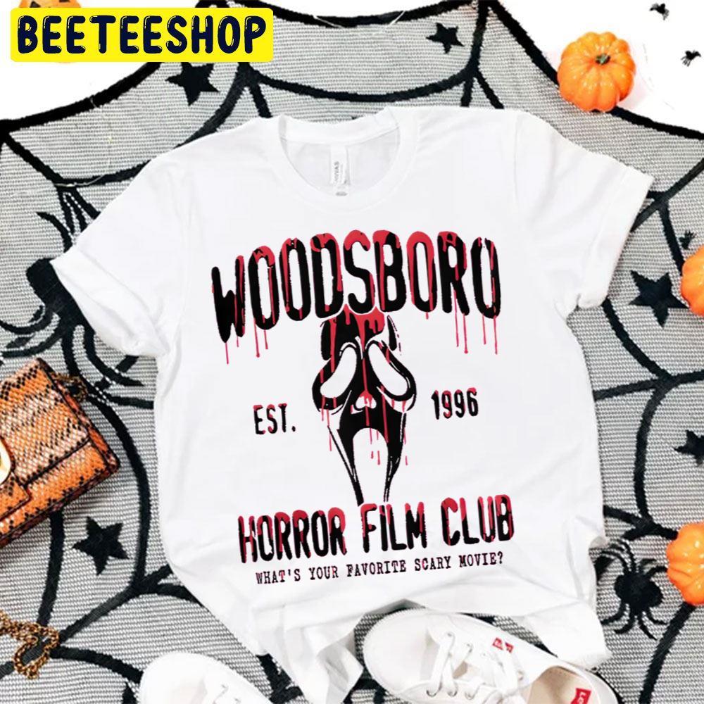 Woodsboro Horror Club Ghostface Halloween Beeteeshop Trending Unisex T-Shirt Woodsboro Horror Club Ghostface Halloween Beeteeshop Trending Unisex T-Shirt