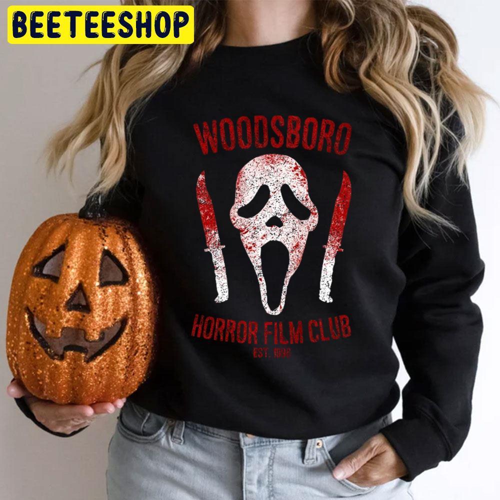 Woodsboro Horror Film Scream Halloween Beeteeshop Trending Unisex T-Shirt Woodsboro Horror Film Scream Halloween Beeteeshop Trending Unisex T-Shirt