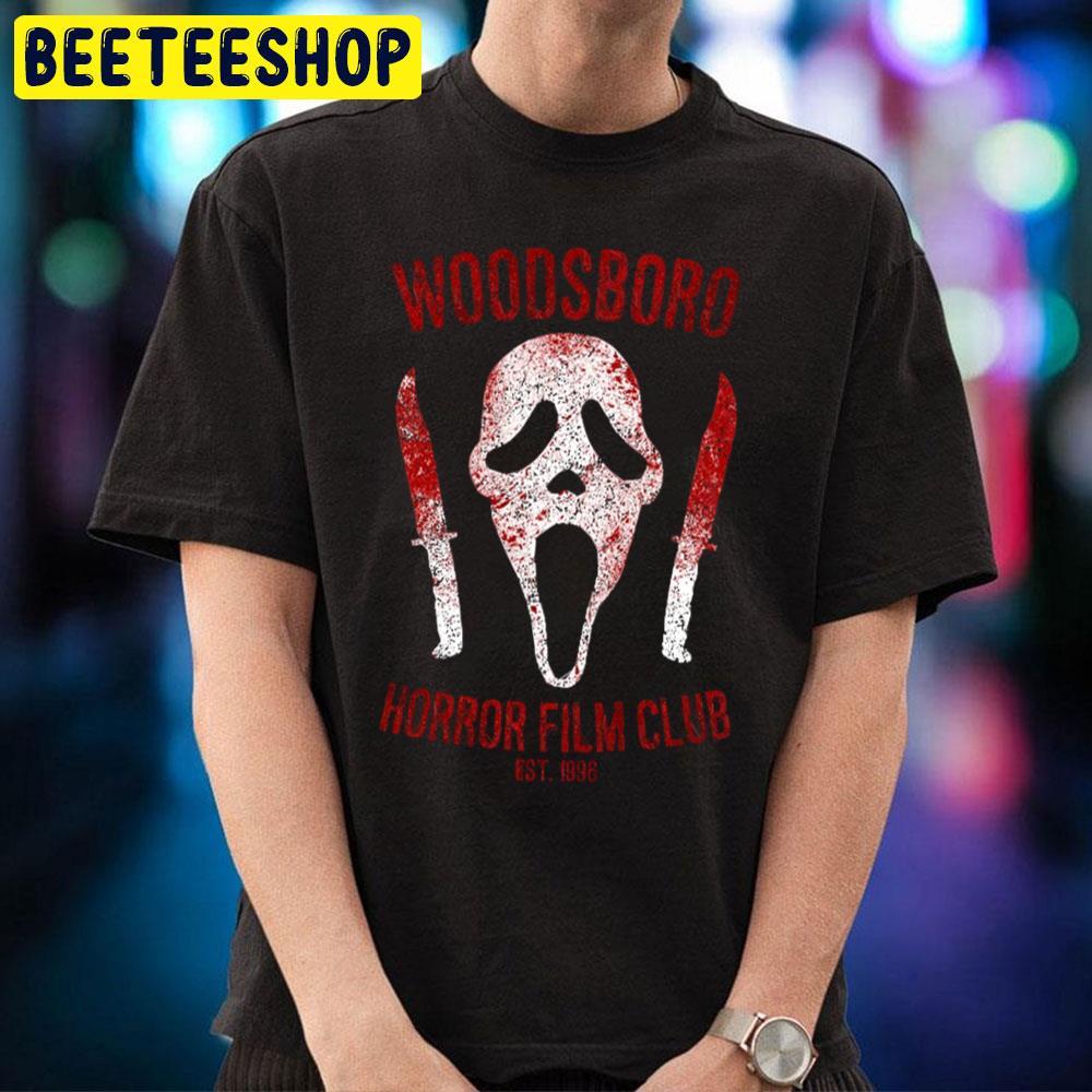 Woodsboro Horror Film Scream Halloween Beeteeshop Trending Unisex T-Shirt Woodsboro Horror Film Scream Halloween Beeteeshop Trending Unisex T-Shirt