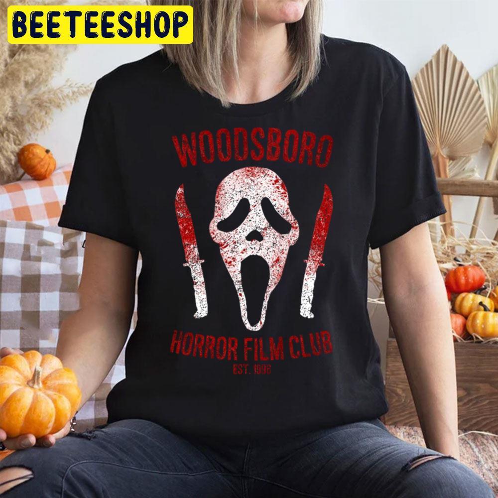 Woodsboro Horror Film Scream Halloween Beeteeshop Trending Unisex T-Shirt Woodsboro Horror Film Scream Halloween Beeteeshop Trending Unisex T-Shirt