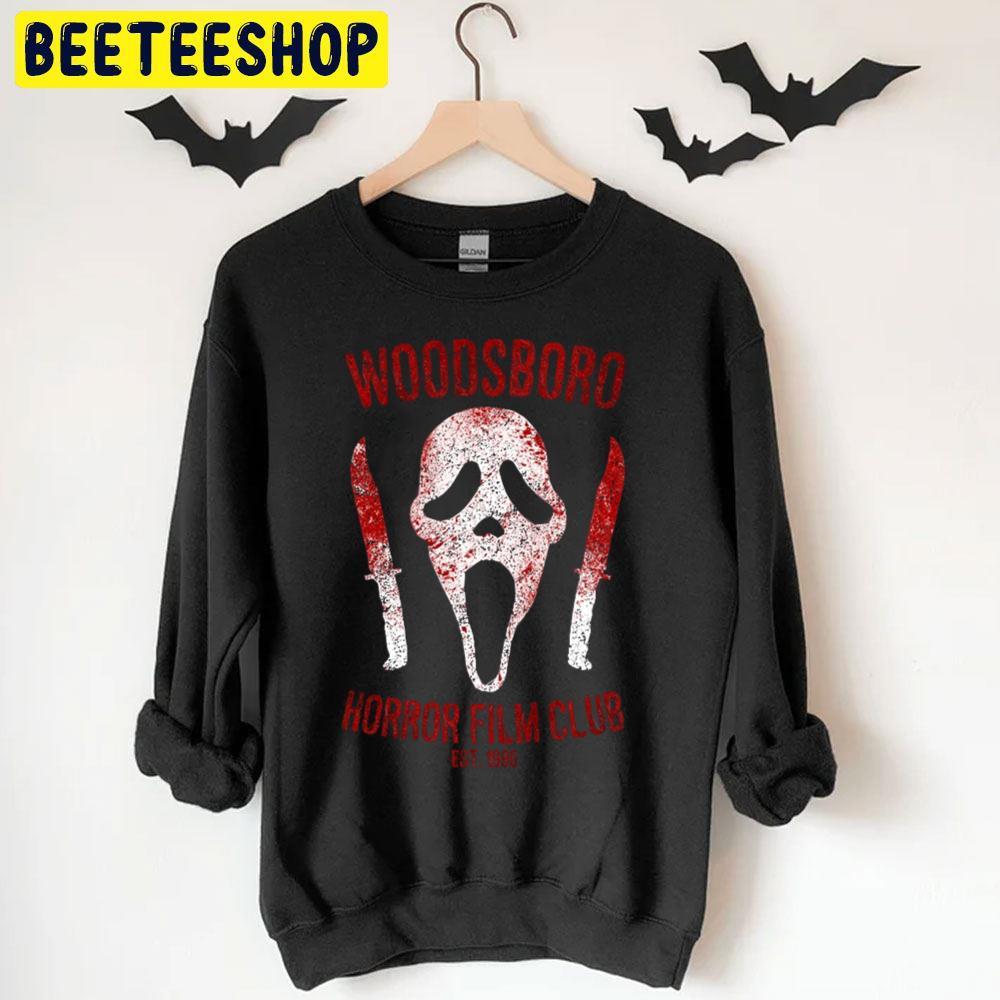 Woodsboro Horror Film Scream Halloween Beeteeshop Trending Unisex T-Shirt Woodsboro Horror Film Scream Halloween Beeteeshop Trending Unisex T-Shirt