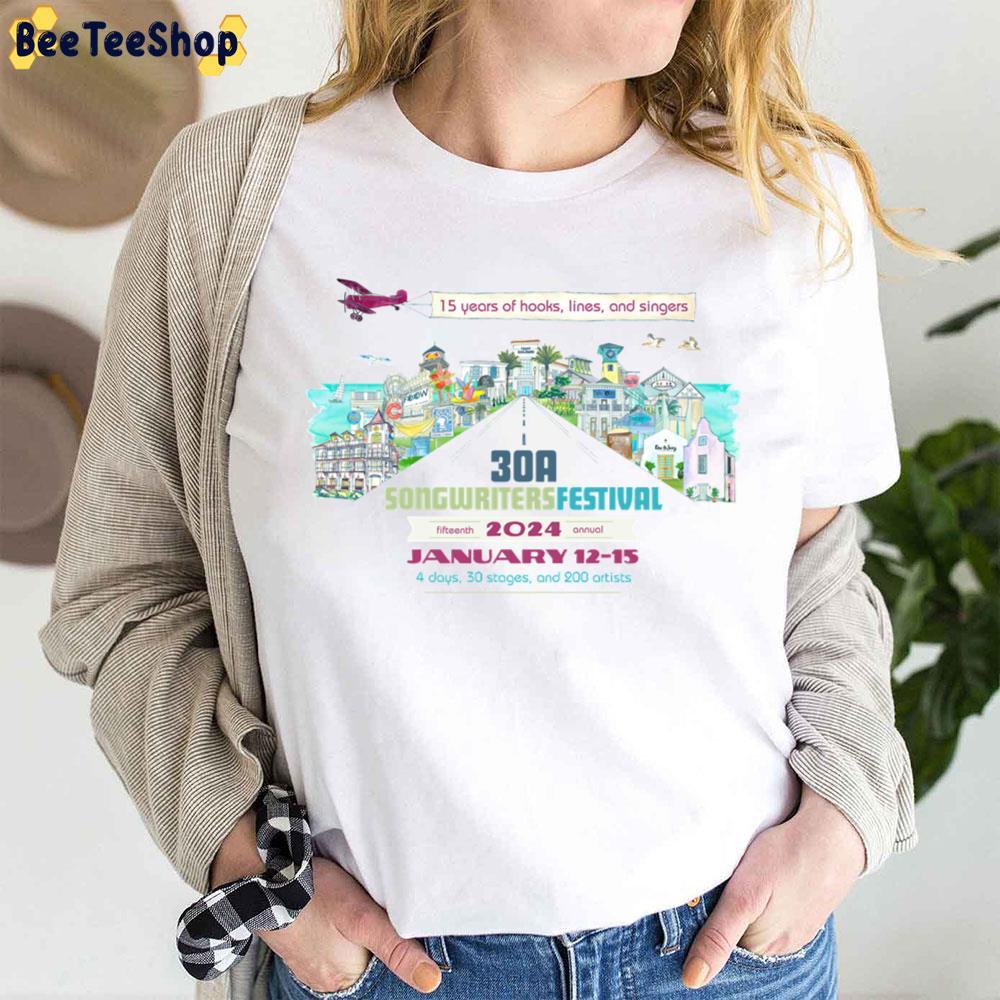 30a Songwriters Festival 2024 Beeteeshop Trending Unisex T-Shirt 30a Songwriters Festival 2024 Beeteeshop Trending Unisex T-Shirt
