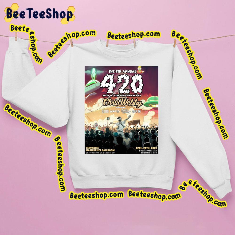 420 Chris Webby 2023 Beeteeshop Trending Unisex Sweatshirt 420 Chris Webby 2023 Beeteeshop Trending Unisex Sweatshirt