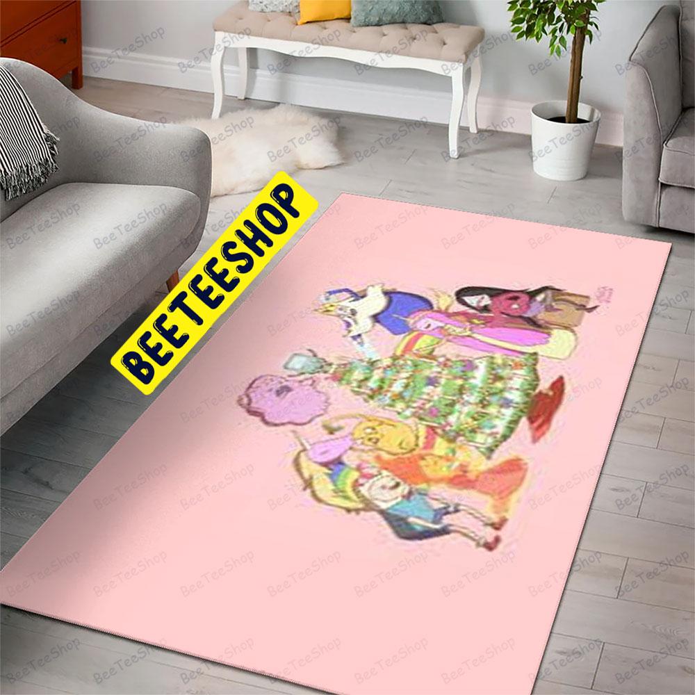 Adventure Time Christmas 08 Trending Rug Rectangle Adventure Time Christmas 08 Trending Rug Rectangle