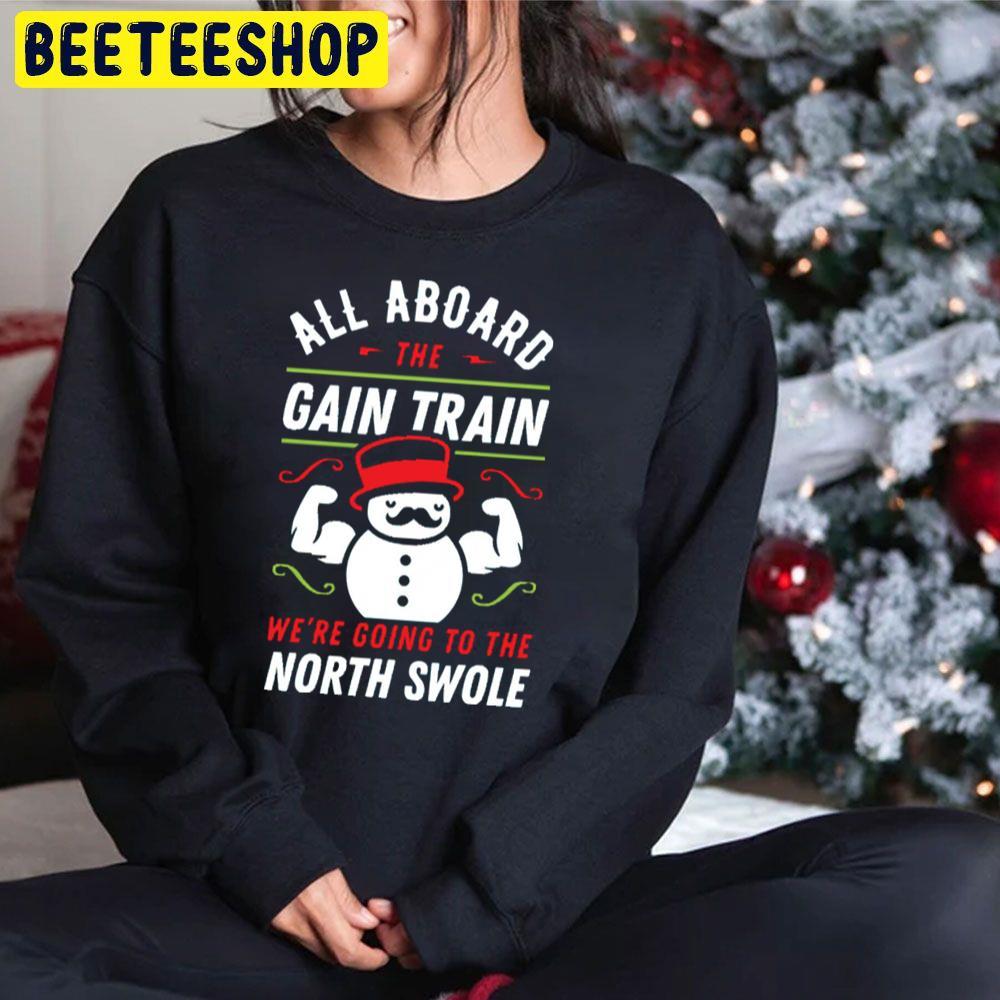 All Aboard The Gain Train Frosty The Snowman Christmas Beeteeshop Trending Unisex Sweatshirt All Aboard The Gain Train Frosty The Snowman Christmas Beeteeshop Trending Unisex Sweatshirt