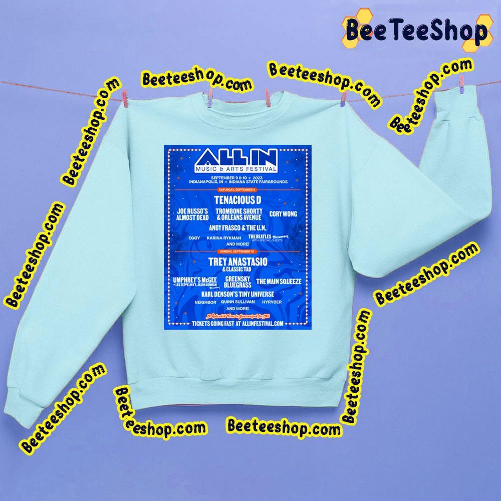 All In Music And Arts Festival 2023 Blue Beeteeshop Trending Unisex Sweatshirt All In Music And Arts Festival 2023 Blue Beeteeshop Trending Unisex Sweatshirt