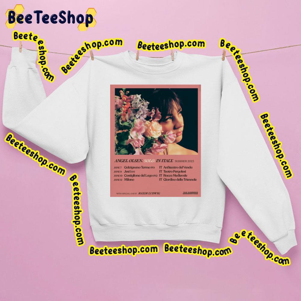 Angel Olsen Solo Italy Summer 2023 Beeteeshop Trending Unisex T-Shirt Angel Olsen Solo Italy Summer 2023 Beeteeshop Trending Unisex T-Shirt