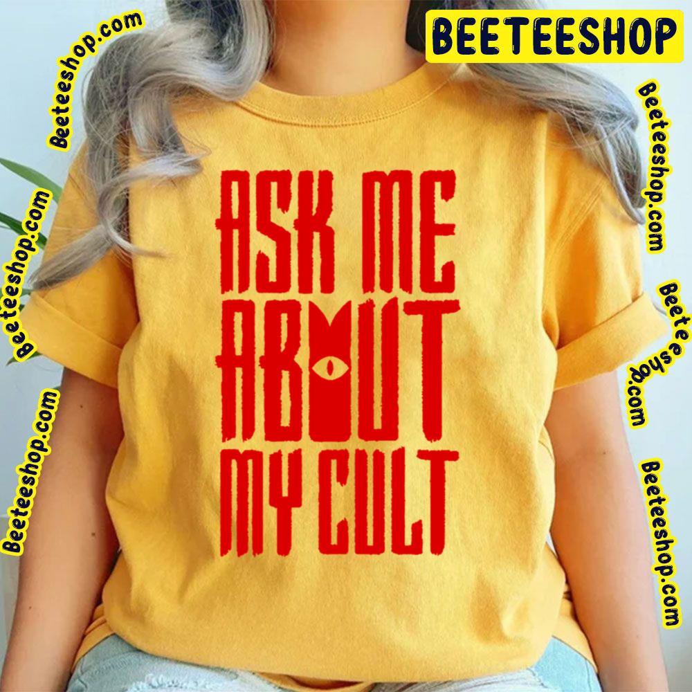 Ask Me About My Cult Cult Of The Lamb Unisex T-Shirt Ask Me About My Cult Cult Of The Lamb Unisex T-Shirt