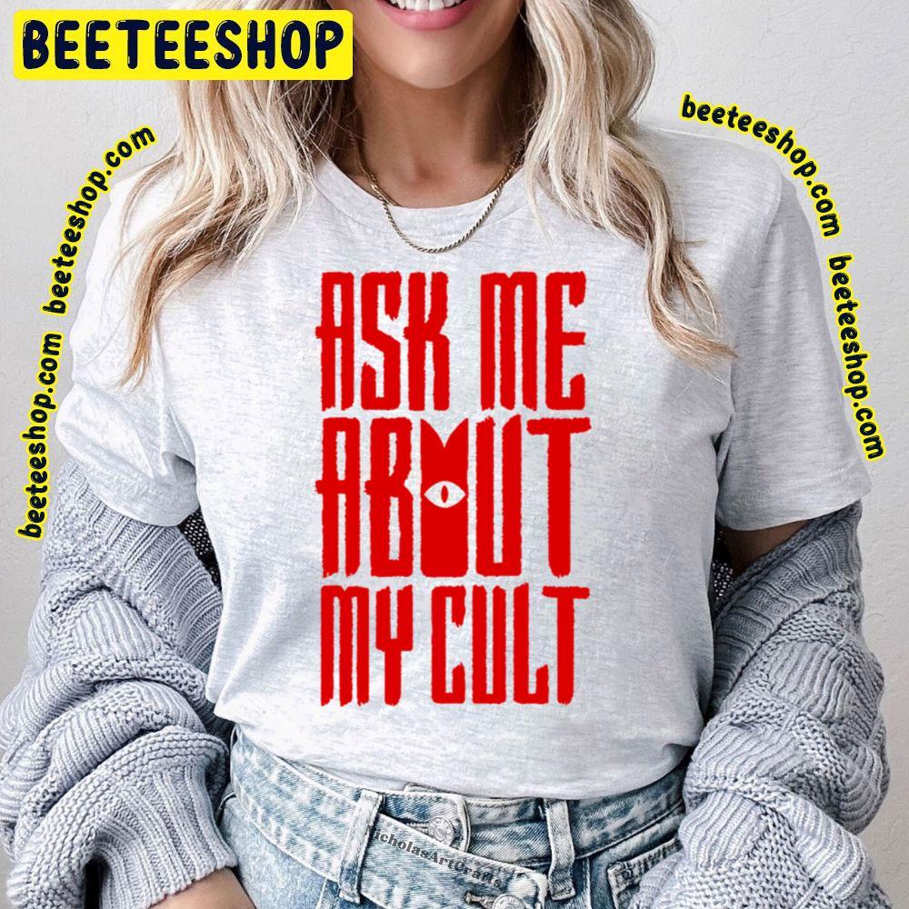Ask Me About My Cult Cult Of The Lamb Unisex T-Shirt Ask Me About My Cult Cult Of The Lamb Unisex T-Shirt
