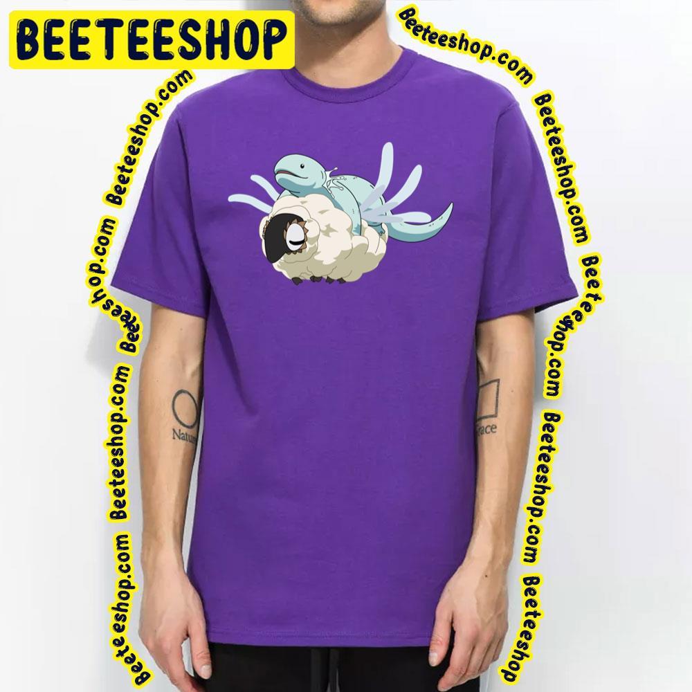 Axolotl And Sheep The Ancient Magus Bride Beeteeshop Trending Unisex T-Shirt Axolotl And Sheep The Ancient Magus Bride Beeteeshop Trending Unisex T-Shirt