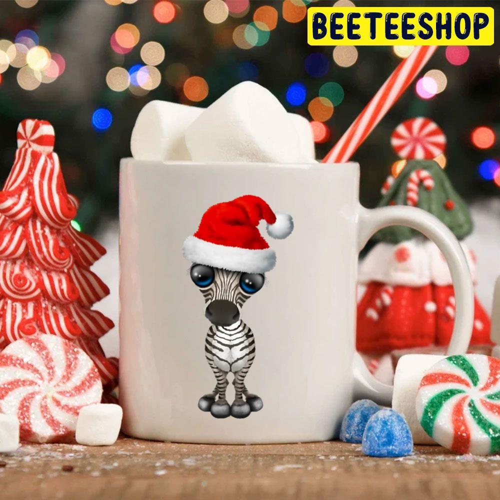 Baby Zebra Wearing A Santa Hat Christmas Beeteeshop Trending Unisex Hoodie Baby Zebra Wearing A Santa Hat Christmas Beeteeshop Trending Unisex Hoodie