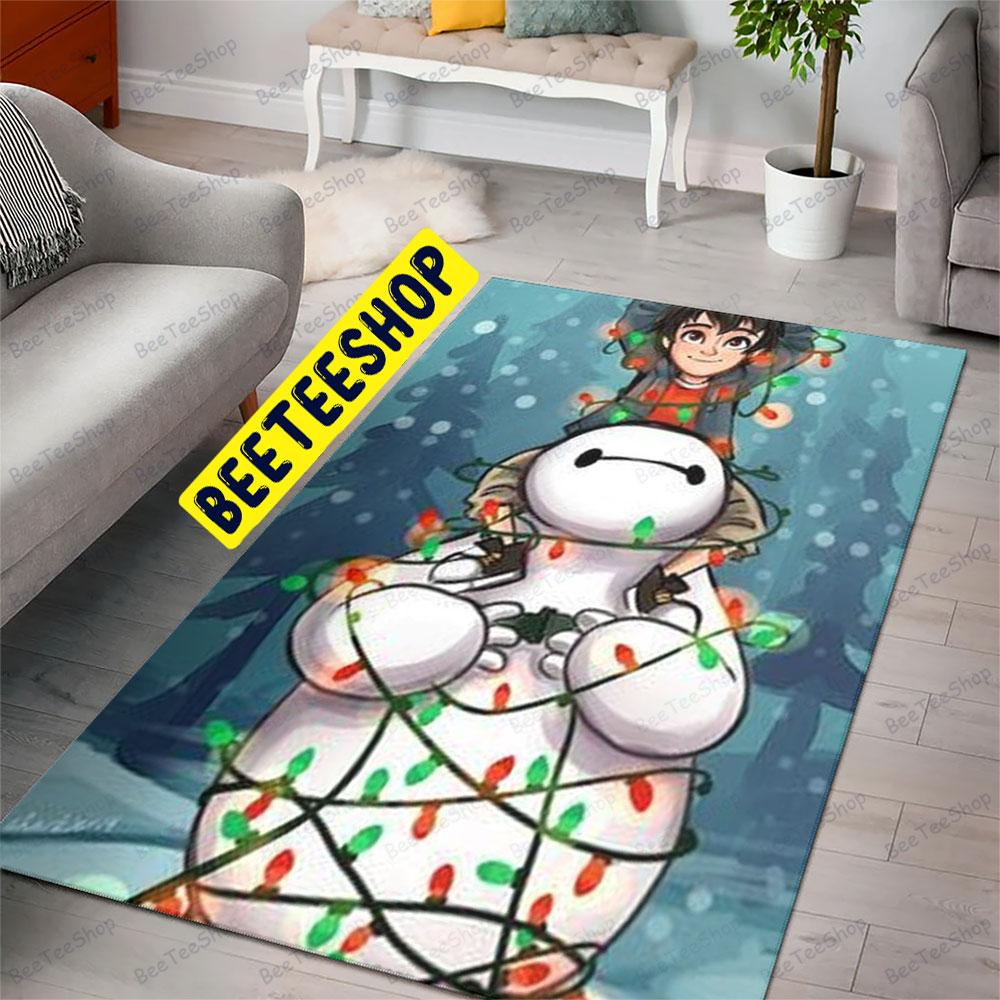 Baymax Christmas 02 Trending Rug Rectangle Baymax Christmas 02 Trending Rug Rectangle